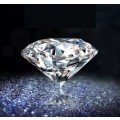 1 CT MOISSENITE LAB DIAMOND 6.5mm COLOR D VVS1-PLEASE READ!!