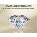 Certified!!-1CT/6.5mm D-VVS1 Moissanite Lab Created | Stunning Fire!!