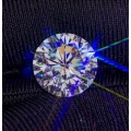 WOW**1CT/6.5mm D-VVS1 Moissanite Lab Created |Stunning Fire-R30 Shipping!!