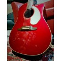 Fender Sonoran SCE Candy Apple Red Acoustic / Electric Guitar