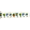 CANADA 1993 "CANADIAN RIVERS" BOOKLET WITH SET OF 10 STAMPS UMM. SG 1558-1562 X2. CAT 8 POUNDS.