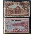 NEW ZEALAND 1950 "CANTERBURY CENTENNIAL" SET OF 5 VFU. SG 703-707. CAT 5 POUNDS. (2018)