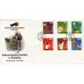 ZIMBABWE 2000 ALL 4 COMMEMORATIVE SETS FOR THE YEAR ON FDC. SG 1022-43. CAT STAMPS 9,05 POUNDS.