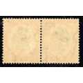 SOUTH WEST AFRICA 1927/30 6d VERY FINE MM PAIR WITH NO STOP AFTER "A" VARIETY. SACC 86a. CAT R2500.
