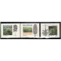 MALAYSIA 1992 2 SETS UMM. (1) TROPICAL FORESTS (2) 25TH ANNIV ASEAN. SG 476-8 & 484-6. CAT 5,40 GBP.