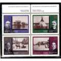 CANADA 2 SETS OF 4 UMM (1) 1989 150 YEARS PHOTOGRAPHY (2) 1989 ARTS & ENTERTAINMENT. CAT 7,40 GBP.
