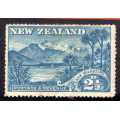 NEW ZEALAND 1898 DEFIN 2,5d "WAKATIPU" PERF 16 MOUNTED MINT BUT DISTURBED GUM. SG 250. CAT 50 POUNDS