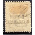 BECHUANALAND 1891/04 GB STAMPS OPTD "BRITISH BECHUANALAND" 1d MOUNTED MINT. SACC 33.  CAT R150.