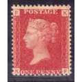 GREAT BRITAIN 1864-79 QV 1d ROSE-RED VERY FINE UNMOUNTED MINT. PLATE 83. SG 43. CAT 155 GBP FOR MM..