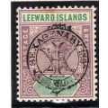 LEEWARD ISLANDS 1897 QV DIAMOND JUBILEE 1/2d MOUNTED MINT. SG 9. CAT 8 POUNDS. (2018)