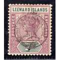 LEEWARD ISLANDS 1897 QV DIAMOND JUBILEE 7d MOUNTED MINT. SG 14. CAT 60 POUNDS. (2018)