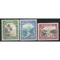 Jamaica 1932 pictorial set of 3 mounted mint. SG 111-113. Cat £70. (2018)