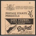 South Africa 1935 2s6d booklet complete unexploded. SG SB9. Cat £350. (2018)