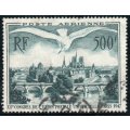 France 1947 12th U.P.U. Congress 500f slate-green (Air) fine used. SG 1013. Cat £75 (2015)