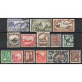 New Zealand 1935 definitive basic set of 14 very fine used. SG 556-569. Cat £225. (2018)