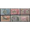 India 1931 Inauguration of New Delhi set of 6 fine used except 1R mounted mint. SG 226-231. Cat £35