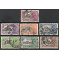 India 1935 Silver Jubilee set of 7 fine - very fine used. SG 240-246. Cat £15 (2018)