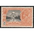 India 1935 Silver Jubilee 2½a black & orange lmm. SG 244. Cat £11 (2018)