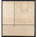 Great Britain 1939-48 KGVI 2/6d brown superb unmounted mint corner single. SG 476. Cat £100 (2018)