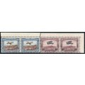 South West Africa 1931 Airmail set of of 2 pairs lmm. SACC 101-102. Cat R1250. (2019-20)