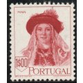 Portugal 1947 Regional Costumes 1e red mounted mint. SG 1006. Cat £29 (2012)