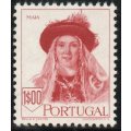 Portugal 1947 Regional Costumes 1e red mounted mint. SG 1006. Cat £29 (2012)