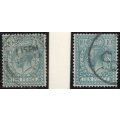 Great Britain 1912-24 KGV Defin 9d turquoise-blue and deep turq-blue vfu SG 394-394a. Cat £50 (2022)