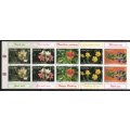 Namibia 1997 `Floral` Booklet unmounted mint. SACC 192. Cat R300 (2019-20)