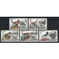 Alderney 1984 Birds set of 5 unmounted mint. SG A13-17. Cat £9,70 (2012)