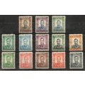 Southern Rhodesia 1937 Definitive set of 13 lightly mounted mint. SACC 42-54. Cat R1795 (2019-20)