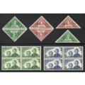 New Zealand 1943 & 1944 Health stamps mint & used selection. SG 636-7 & 663-4. Cat £6,10 (2022)