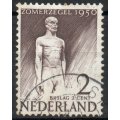 Netherlands 1950 Cultural Relief Fund 2c + 2c very fine used. SG 713. Cat £1,70 (2013)