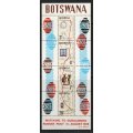 Botswana 1972 Mafeking to Gubulawayo Runner Post mini sheet umm. SG MS 298. Cat £11 (2014)