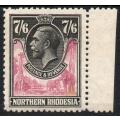 Northern Rhodesia 1925 Definitive 7/6d lightly mounted mint but stain. SACC 15. Cat R2500 (2023-25)
