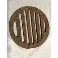 Old cast iron drain cover