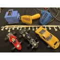 SCALEXTRIC LOT. 3 X cars, 2 X Controls and 1 X transformer. TESTED and WORKING