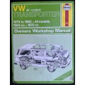 VW air-cooled TRANSPORTER, 1978 to 1982, HAYNES Owners Workshop Manual