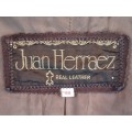 Juan Herraez Brown Suede Leather Jacket