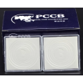 Box of 20 Square Coin Holders Coin Capsules Size B 19/24/29/34/39mm