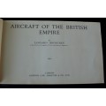 Book `Aircraft of the British Empire` 1940 by Leonard Bridgman