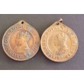 Medal Royal Visit 1947 x2
