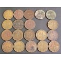 Coin SA Penny x 19 King George VI used