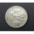 Coin Italy 20 Centimos 1921r fine