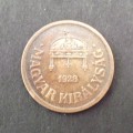 Coin Hungary 2 Filler 1928 EF