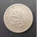 Coin Czechoslovakia 1922 1 Koruna Ef