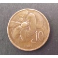 Coin Italy 10 centimos 1921r ef