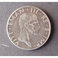 Coin Italy 1939 50 cents SS EF
