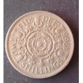 Coin UK 2 Shilling 1966 fine B