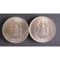 Coin Rhodesia 20 cents 1975 unc