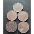 Coin Italy x 5 100 Lire VF